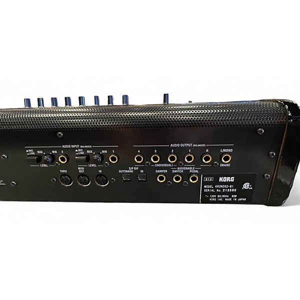 Used KORG KRONOS 2 61 KEY Keyboard Workstation