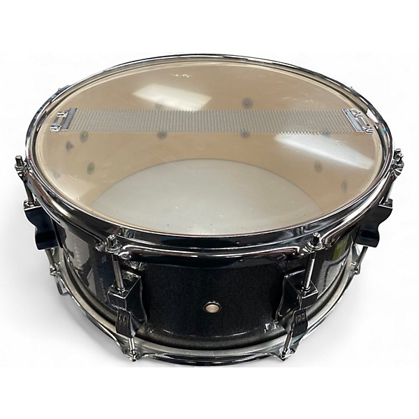 Used Ludwig 14in Backbeat Snare Silver Sparkle Drum