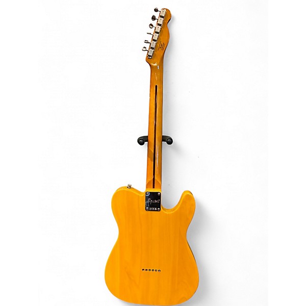 Used Squier AFFINITY TELECASTER LEFT HANDED Butterscotch Blonde Solid Body Electric Guitar
