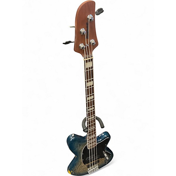 Used Ibanez TMB400TA Ocean Blue Burst Electric Bass Guitar