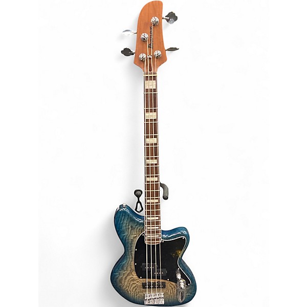 Used Ibanez TMB400TA Ocean Blue Burst Electric Bass Guitar