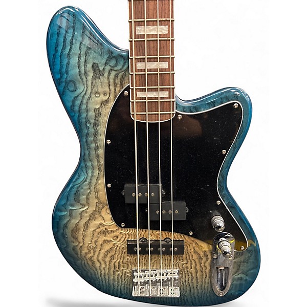 Used Ibanez TMB400TA Ocean Blue Burst Electric Bass Guitar