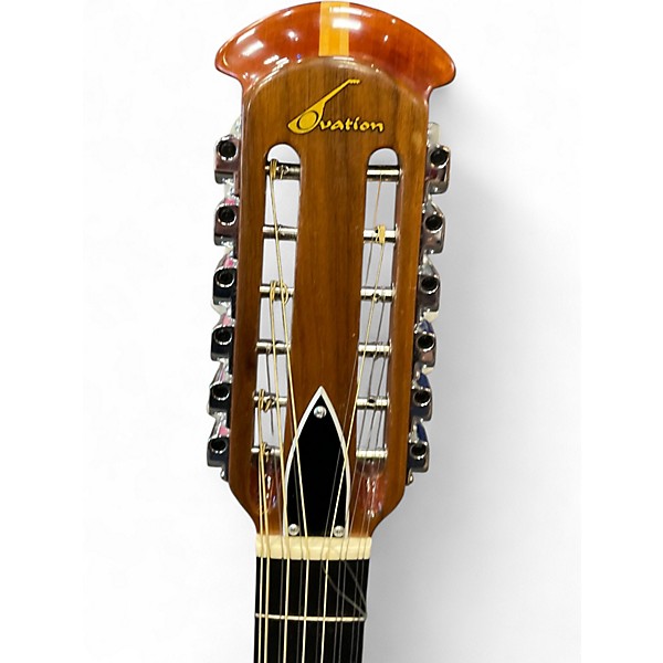 Used Ovation 1615 PACEMAKER Natural 12 String Acoustic Electric Guitar