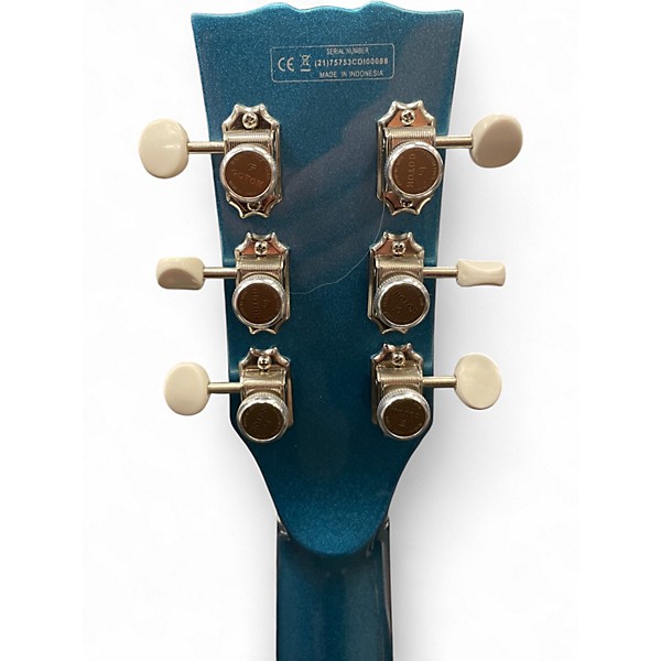 Used Harley Benton dc junior double cut Pelham Blue Solid Body Electric Guitar