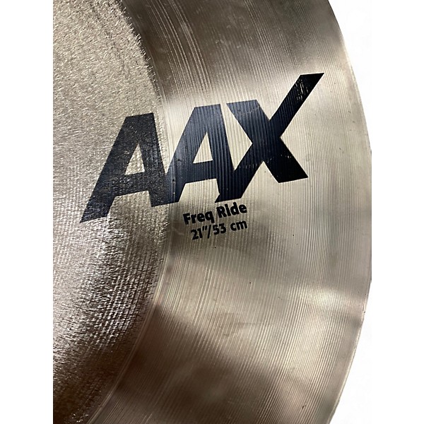 Used SABIAN 21in AAX Frequency Ride Cymbal