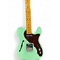 Used 2020 Fender American  60s Thinline Telecaster Surf Green Hollow Body Electric Guitar