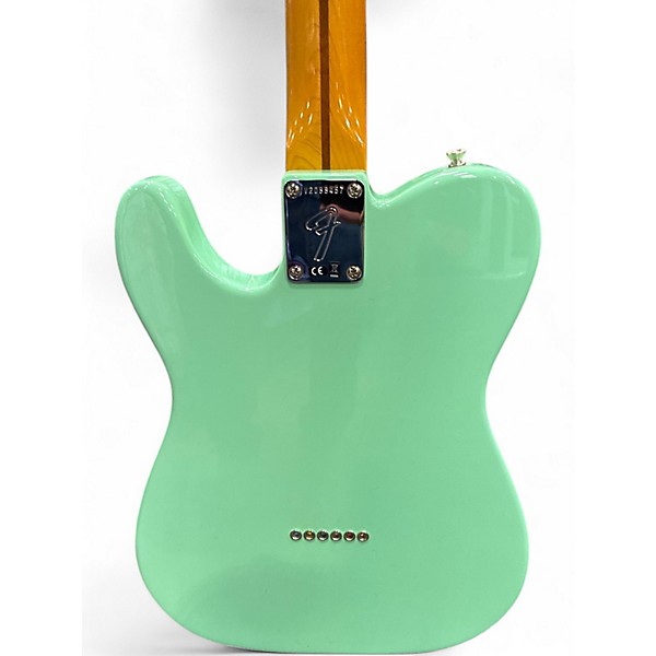 Used 2020 Fender American  60s Thinline Telecaster Surf Green Hollow Body Electric Guitar