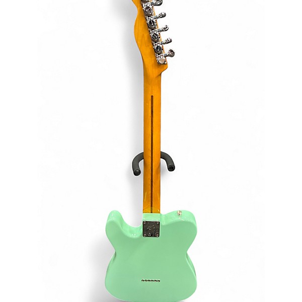 Used 2020 Fender American  60s Thinline Telecaster Surf Green Hollow Body Electric Guitar