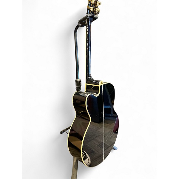 Used Epiphone J-200 EC Studio Black Acoustic Electric Guitar