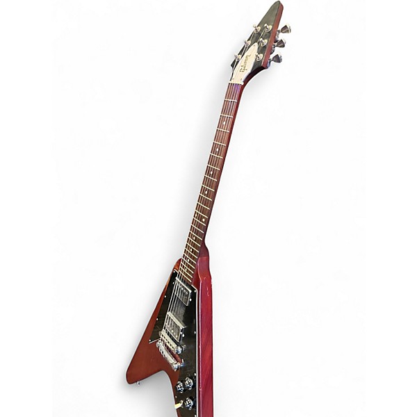 Used 2006 Gibson Flying V FADWD Burgundy Solid Body Electric Guitar