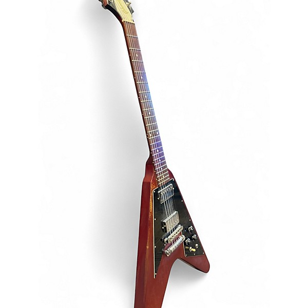 Used 2006 Gibson Flying V FADWD Burgundy Solid Body Electric Guitar