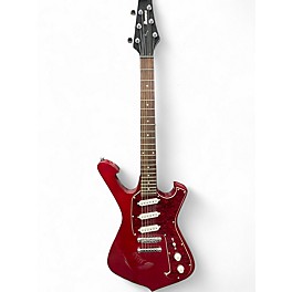 Used Ibanez FRM100 Paul Gilbert Signature Fireman Trans Red Solid Body Electric Guitar