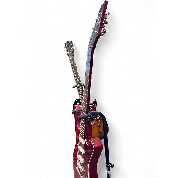 Used Ibanez FRM100 Paul Gilbert Signature Fireman Trans Red Solid Body Electric Guitar