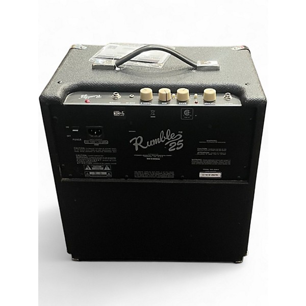 Used Fender Rumble 25 25W 1x10 Bass Combo Amp