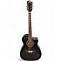 Used Guild OM-260CE Deluxe Trans Black Acoustic Electric Guitar thumbnail