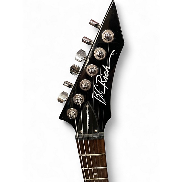 Used B.C. Rich Mockingbird Black Solid Body Electric Guitar