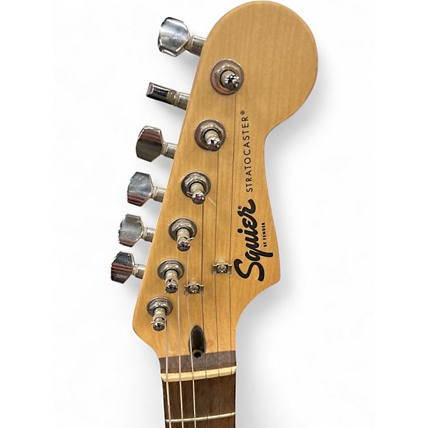 Used Squier Bullet Stratocaster Green Solid Body Electric Guitar