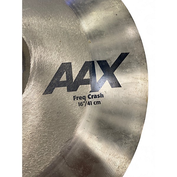 Used SABIAN 16in AAX Frequency Crash Cymbal