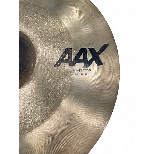 Used SABIAN 18in AAX Frequency Crash Cymbal
