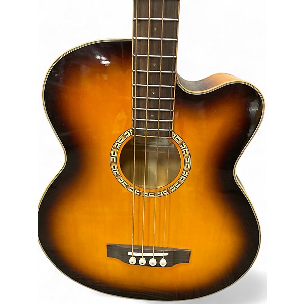 Used Michael Kelly FIREFLY 4SB 2 Tone Sunburst Acoustic Bass Guitar