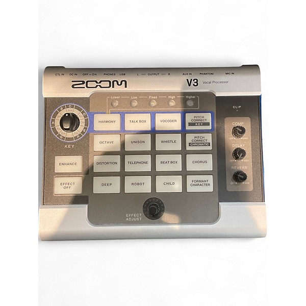 Used Zoom V3 VOCAL PROCESSOR Effect Pedal Package | Guitar Center