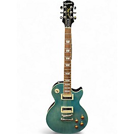 Used Epiphone Les Paul Traditional PRO II Ocean Turquoise Solid Body Electric Guitar