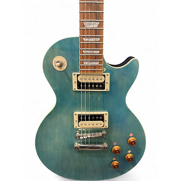 Used Epiphone Les Paul Traditional PRO II Ocean Turquoise Solid Body Electric Guitar