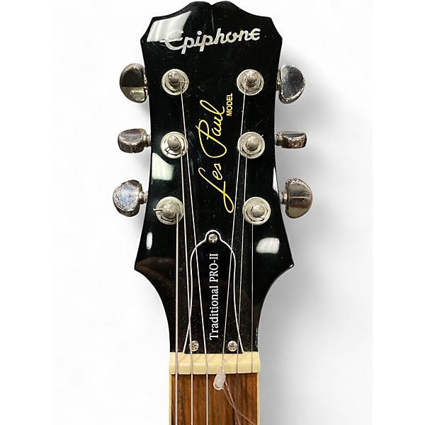 Used Epiphone Les Paul Traditional PRO II Ocean Turquoise Solid Body Electric Guitar