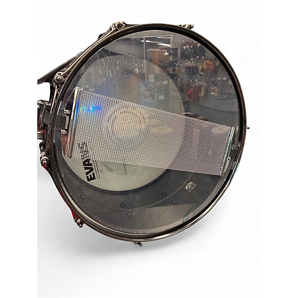 Used TAMA 14X8 SLP SNARE DRUM Black STEEL Drum