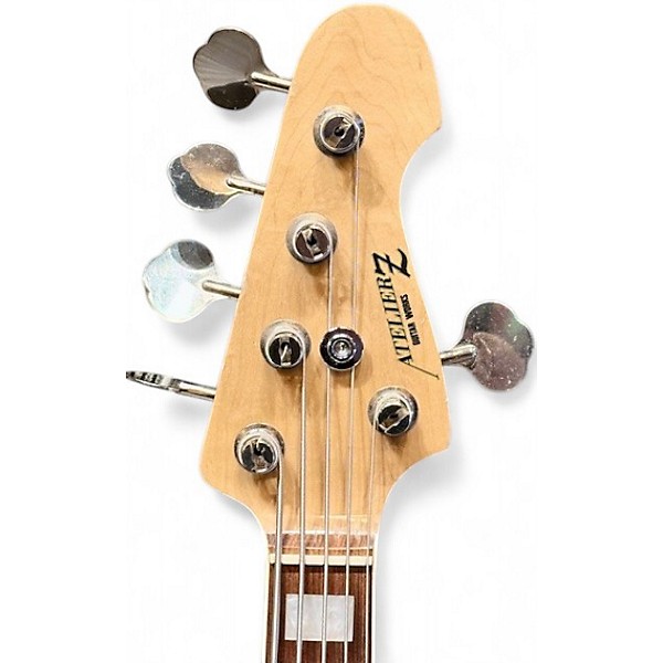 Used 2020s Atelier Z Guitar Works 5 STRING White Blonde Electric Bass Guitar