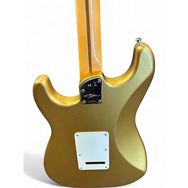Used Fender Lincoln Brewster Signature Stratocaster Aztec Gold Solid Body Electric Guitar
