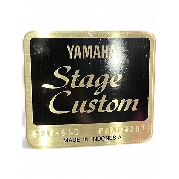 Used Yamaha 4 Piece Stage Custom CUSTOM BIRCH CRANBERRY Drum Kit