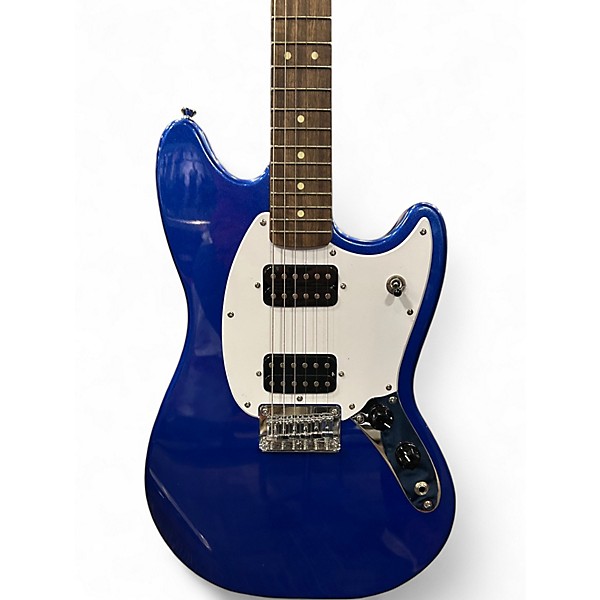 Used Squier Bullet Mustang HH Royal Blue Solid Body Electric Guitar