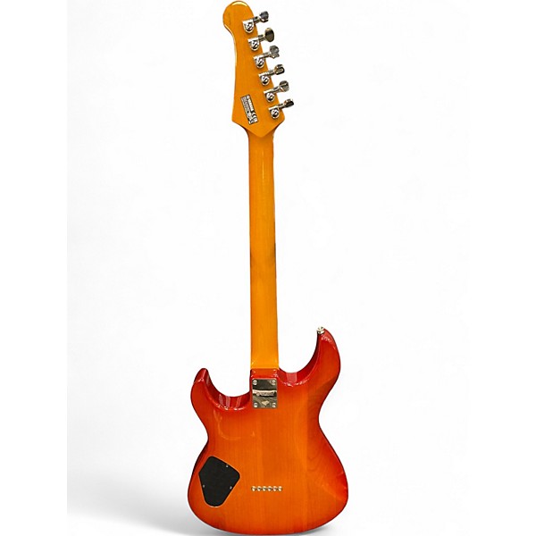 Used Yamaha PAC611HFM Light Amber Burst Solid Body Electric Guitar