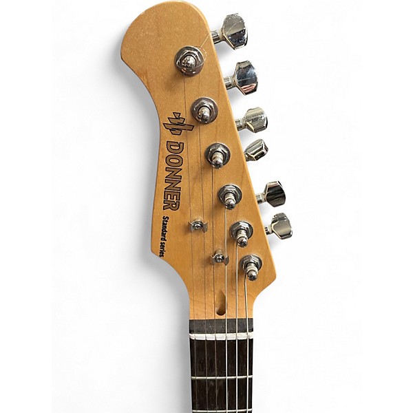 Used Donner Standard Series Black Electric Guitar