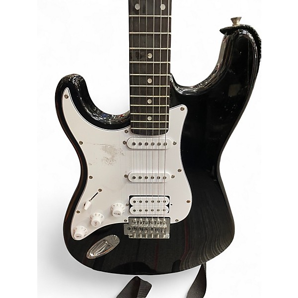 Used Donner Standard Series Black Electric Guitar