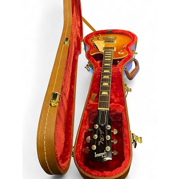 Used Gibson 60S LES PAUL STANDARD 2 Tone Sunburst Solid Body Electric Guitar