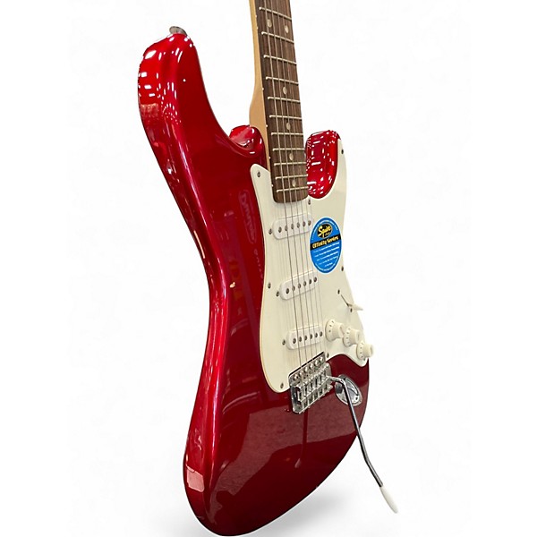 Used Squier Affinity Stratocaster Candy Apple Red Solid Body Electric Guitar
