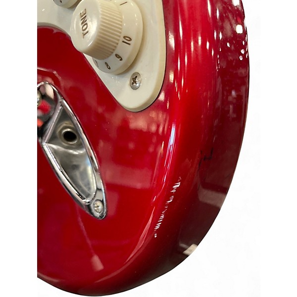Used Squier Affinity Stratocaster Candy Apple Red Solid Body Electric Guitar