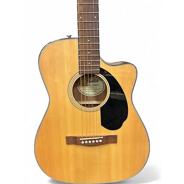 Used Fender CC60SCE Natural Acoustic Electric Guitar