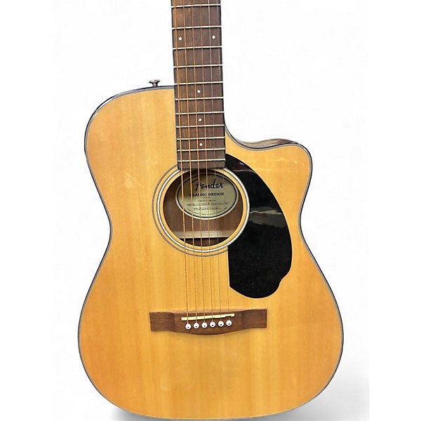 Used Fender CC60SCE Natural Acoustic Electric Guitar