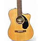 Used Fender CC60SCE Natural Acoustic Electric Guitar