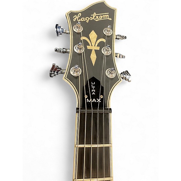 Used Hagstrom Ultra Max Black  Solid Body Electric Guitar