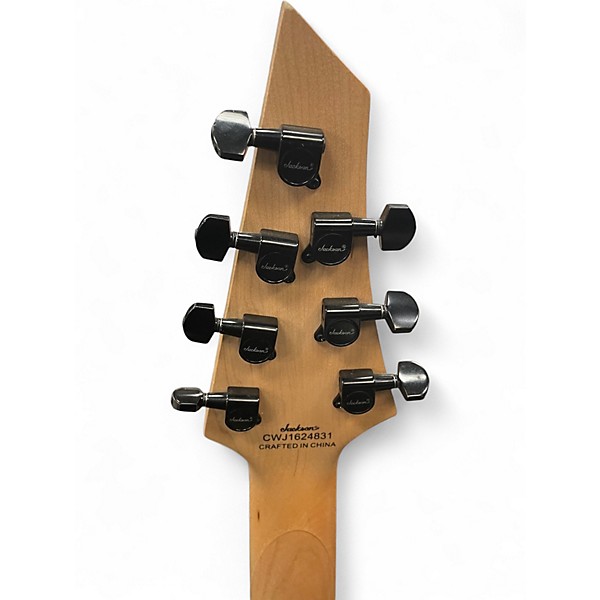 Used Jackson JS32-7 Dinky DKA 7 String Black Solid Body Electric Guitar