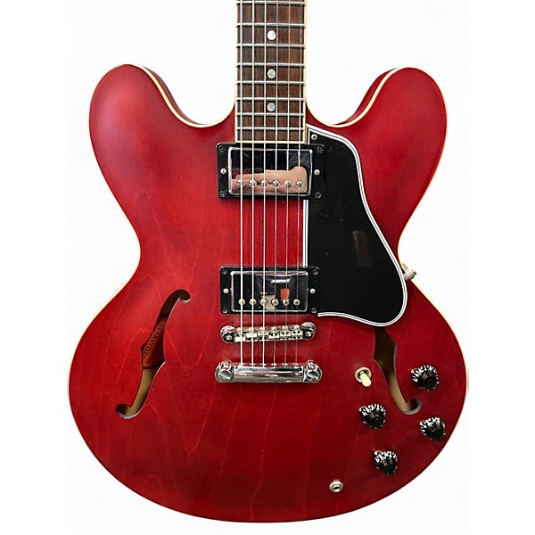 Used Gibson ES-335 SATIN CHERRY Hollow Body Electric Guitar