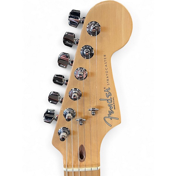 Used Fender American Standard Stratocaster Olympic White Solid Body Electric Guitar