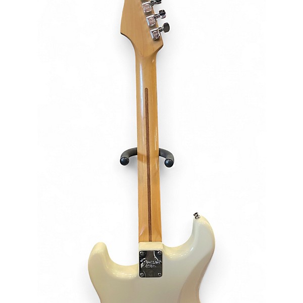 Used Fender American Standard Stratocaster Olympic White Solid Body Electric Guitar