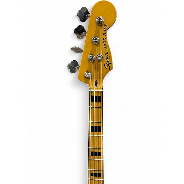 Used Squier Classic Vibe 70s Jazz Bass Natural Electric Bass Guitar