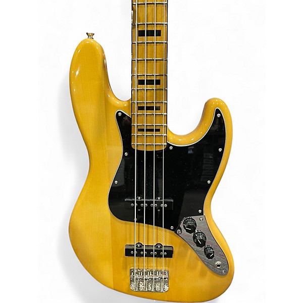 Used Squier Classic Vibe 70s Jazz Bass Natural Electric Bass Guitar