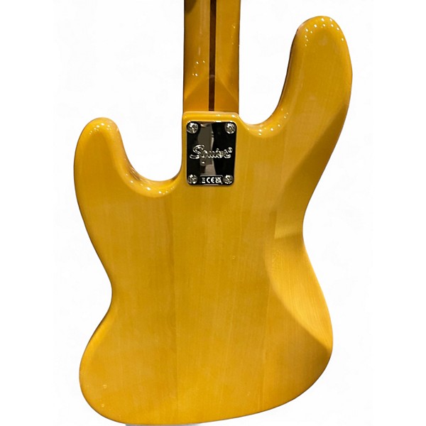 Used Squier Classic Vibe 70s Jazz Bass Natural Electric Bass Guitar